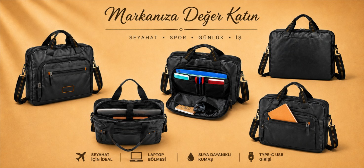Markanıza Değer Katın — seyahat, spor, günlük ve iş çantaları